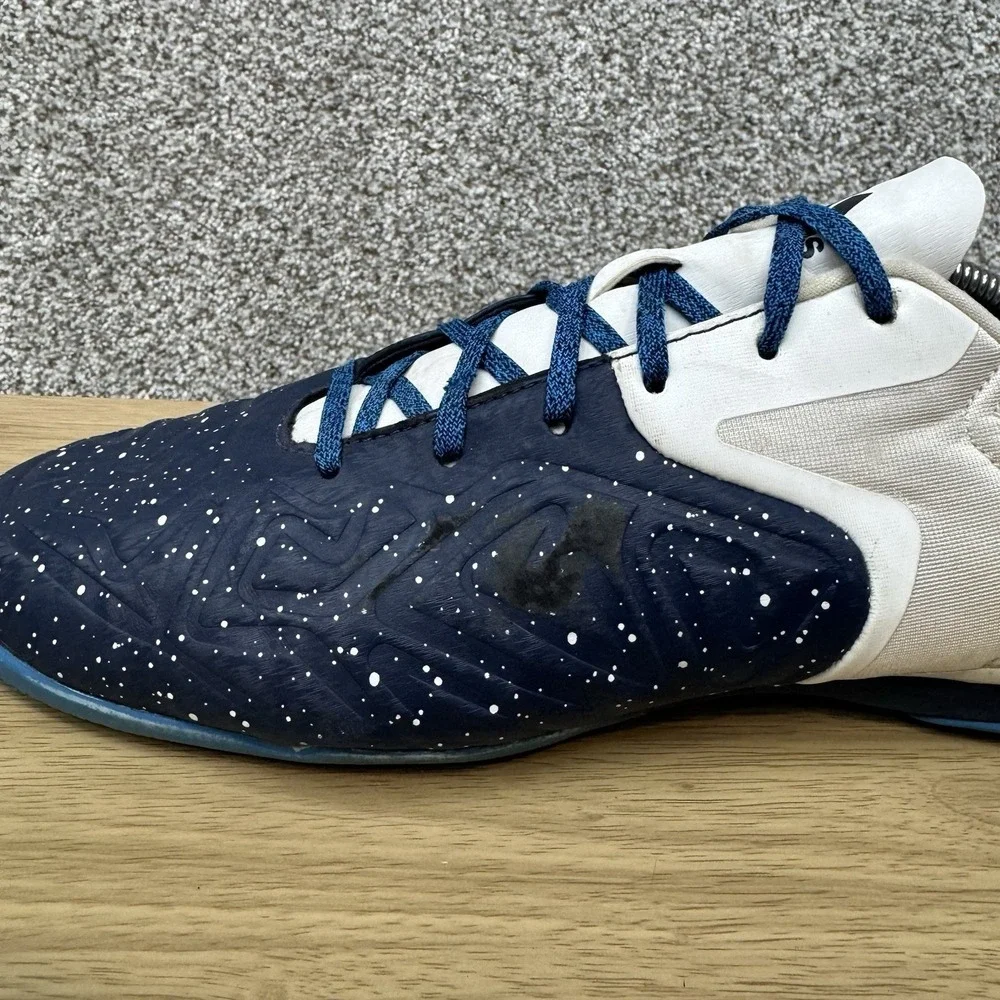 Adidas Shoes Men's Size 12.5 Court X 15.2‎ Collegiate Navy White USA Flag AQ2523
